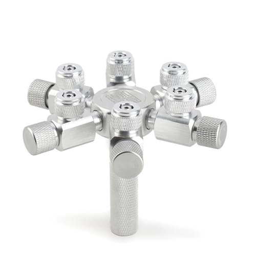 lvifloae W02 02 CO2 Split-Trimmer-Ventil für Aquarium Dual-Kanal-Luftausgangskontrolle Multi-Tank-Synchronisierungsluftversorgungssystem Fischtank Tank Carbon Quellmanagementwerkzeuge (6 Way Outlets) lvifloae W02 02 CO2 Split-Trimmer-Ventil für Aquarium Dual-Kanal-Luftausgangskontrolle Multi-Tank-Synchronisierungsluftversorgungssystem Fischtank Tank Carbon Quellmanagementwerkzeuge (6 Way Outlets) von lvifloae