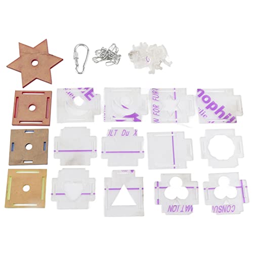 lvifloae acryl hexagramm Vogel bittieren füttern fahrungsschale Mehrschichtige kreative Papagei Feeder Box Abnehmbarer Vogel Futtersuche Spielzeugzierzubehör Zubehör für Papageien lvifloae acryl hexagramm Vogel bittieren füttern fahrungsschale Mehrschichtige kreative Papagei Feeder Box Abnehmbarer Vogel Futtersuche Spielzeugzierzubehör Zubehör für Papageien von lvifloae