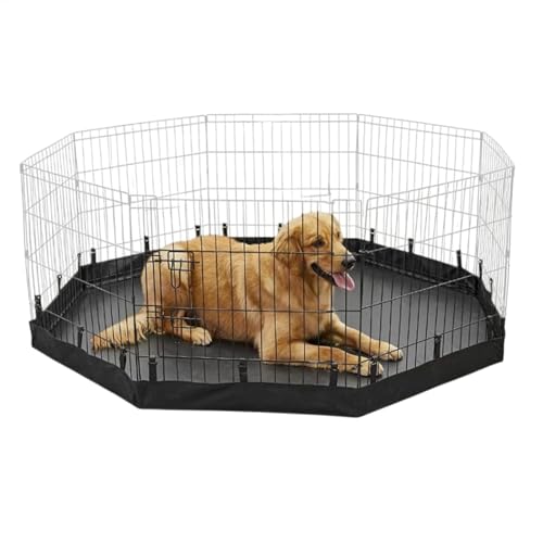 Pet Playpen Liner, Innenkatze-Barrierematte, wasserdichtes Hundetrainingspad, lecksicheres waschbares, Nicht rutsches Boden, schwarz, ideal für Kisten, Zwinger und Böden Pet Playpen Liner, Innenkatze-Barrierematte, wasserdichtes Hundetrainingspad, lecksicheres waschbares, Nicht rutsches Boden, schwarz, ideal für Kisten, Zwinger und Böden von lwxij