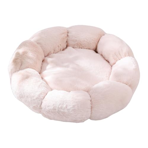 lwxij Katzenbett, Plüsch-Blumenform, Haustiernest, weiches und beruhigendes Haustierkissen, waschbares Katzenbett, dickes und bequemes Haustierkissen, vielseitiges Haustierbett für Katzen und Hunde, lwxij Katzenbett, Plüsch-Blumenform, Haustiernest, weiches und beruhigendes Haustierkissen, waschbares Katzenbett, dickes und bequemes Haustierkissen, vielseitiges Haustierbett für Katzen und Hunde, von lwxij