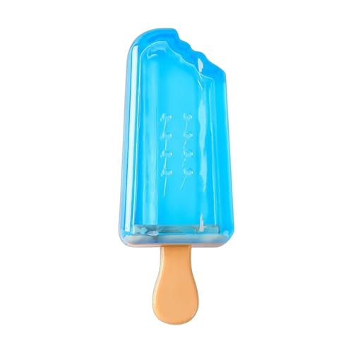 lwxij Pet Teeth Cooling Chewing Toy, Tething Pet Accessory, Ice Cream Shaped, Interactive Calming Feature, Pink or Blue, Outdoor Playtime for Puppies and Dogs von lwxij