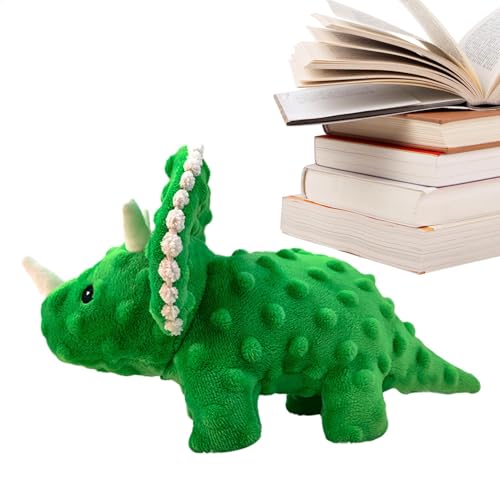 lwxij Quietschendes Hundespielzeug | Weiches Plüsch-Dino-Kauspielzeug | Dinosaurier Hund Plüsch | Hundekaupuppe | Langlebiges Spielspielzeug für Welpen, kleine, mittelgroße und große Hunde, ideal für lwxij Quietschendes Hundespielzeug | Weiches Plüsch-Dino-Kauspielzeug | Dinosaurier Hund Plüsch | Hundekaupuppe | Langlebiges Spielspielzeug für Welpen, kleine, mittelgroße und große Hunde, ideal für von lwxij