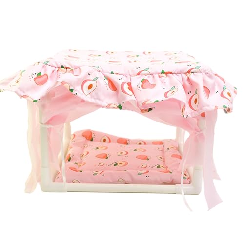 lyanny Hamsterhaus - Kleintier Nesthaus Häuschen Hütte,Weiche Schlafstätte Für Frettchen Rennmaus Mäuse Kaninchen Spielzimmer Schlafzimmer Gemütlicher Ruheplatz von lyanny