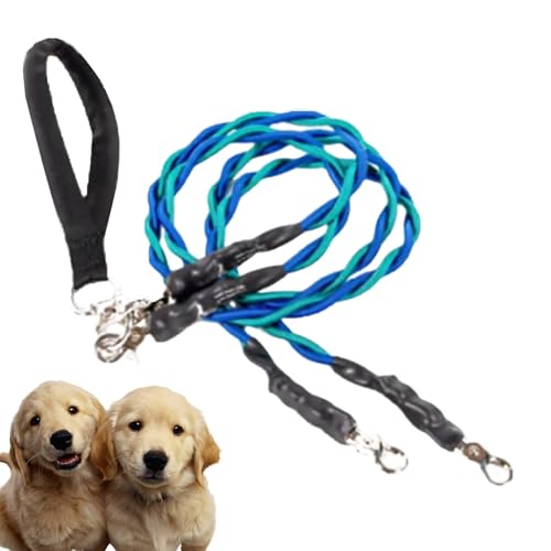 lyanny Hundeführleine - Doppelte Gassi-Leine für Hunde,Starkes Bequemes Und Robustes Haustierzubehör Für Komfort Am Outdoor-Ziehen Verbesserte Sicherheit Parkspaziergänge Und Training lyanny Hundeführleine - Doppelte Gassi-Leine für Hunde,Starkes Bequemes Und Robustes Haustierzubehör Für Komfort Am Outdoor-Ziehen Verbesserte Sicherheit Parkspaziergänge Und Training von lyanny