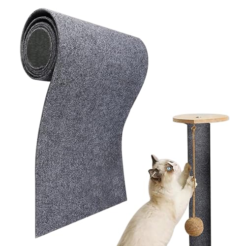 lyanny Katzenkratzbaum-Teppichbezug, selbstklebender Katzenkratzer,Selbstklebende Kratzmatte für Katzen, Krallenschleifer - Kratzspielzeug für Katzen aus Vliesstoff für Couch, Sofa, Teppich und andere von lyanny
