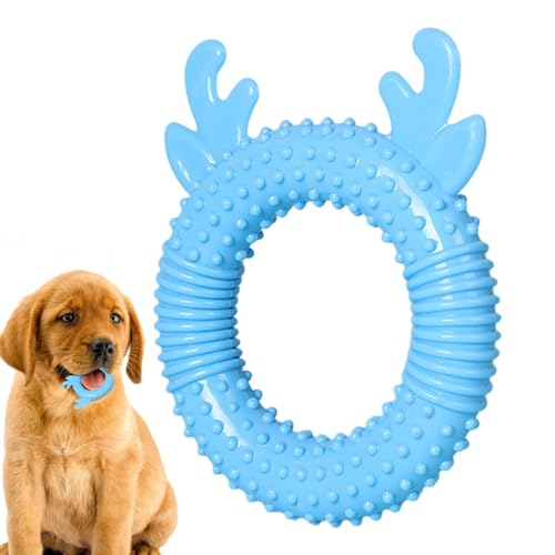 lyanny Kauspielzeug für Hunde, Beißspielzeug für Hunde | Unzerstörbares Quietschspielzeug für Hunde | Hundezahnbürste, Kauspielzeug, Welpen-Beißring und Hundeball, rutschfeste Beißringe für Training von lyanny