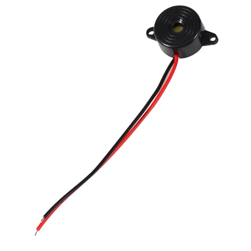 lyrlody 3-24V 12VDC-Summer 85-95db Piezo Elektronischer Alarm-Ton-Summer 23mm Schwarz für Computer Drucker Alarmspielzeug mit 100-mm-Kabel lyrlody 3-24V 12VDC-Summer 85-95db Piezo Elektronischer Alarm-Ton-Summer 23mm Schwarz für Computer Drucker Alarmspielzeug mit 100-mm-Kabel von lyrlody