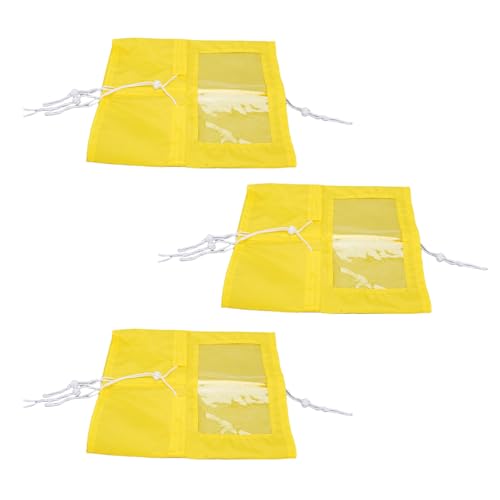 lyrlody 3PCS Hundebadhaube, wasserdichte Ohrenschützer für Hunde leichtes PVC-Polyester mit verstellbarem Design, für Baden Schwimmen Regen von lyrlody