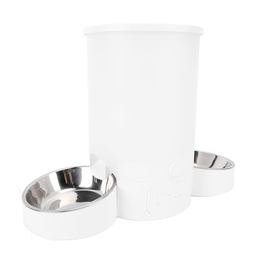 lyrlody Automatische Katzenfutterer, 2 Katzen Dual Feeding Design, Smart Wi Fi -Konnektivität für das Fernmanagement, eine Anpassbare Mahlzeitplanung mit 3L -Kapazität, von lyrlody