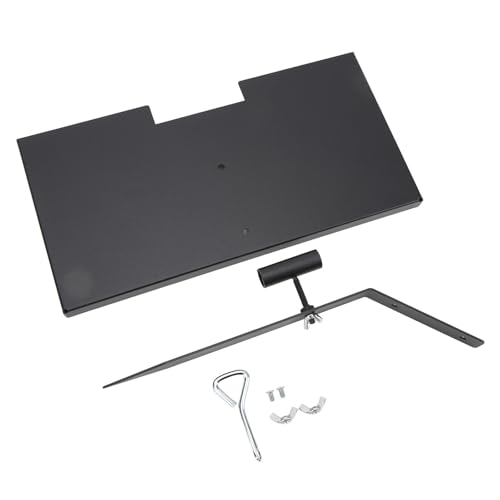lyrlody Grabmarker -Ständer mit Abnehmbarem Röhrchen -Eisen Gedenkplatte für Menschen und Haustiere 12x6in Enthält Schmetterlingsschrauben Easy Montage Rost Resistant von lyrlody