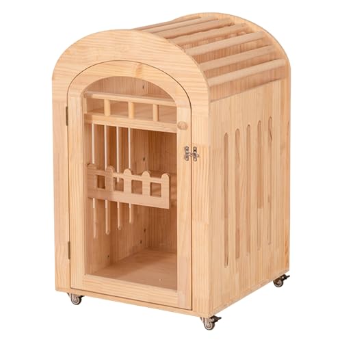 Katzengehege Outdoor, Katzenkäfig, Große Katzenvilla aus Holz, Katzenwohnung für Katzen im Innen- und Außenbereich, Katzenwohnung mit Mehreren Funktionen von lyxamjrzyp