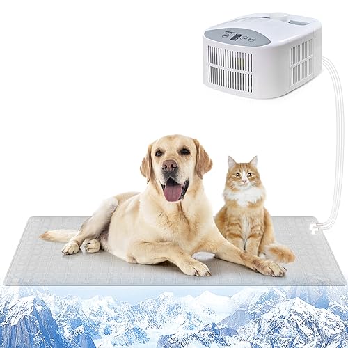 mCare Große Kühlmatte für Hunde, 160 x 70 cm, Haustier-Kühlmatte für extra große Hunde, Wasserkühlmatte für Hunde- und Katzenbetten von mCare