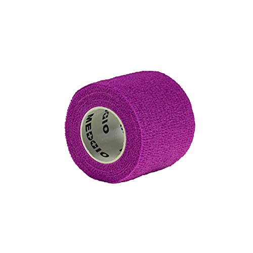 maDDma 1/3/6 Haftbandagen Größe+Farbe wählbar - selbsthaftende Bandage Fixierverband selbstklebend, Farbe:1 Stück | 5 cm | Fuchsia maDDma 1/3/6 Haftbandagen Größe+Farbe wählbar - selbsthaftende Bandage Fixierverband selbstklebend, Farbe:1 Stück | 5 cm | Fuchsia von maDDma