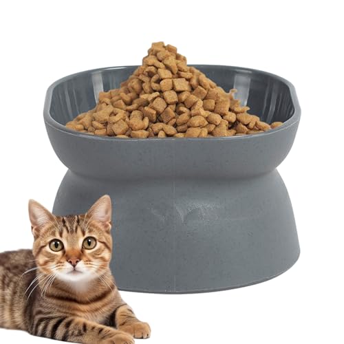 Neigbarer Futterspender für Katzen, Futterstation für Welpen, Geschirr für Haustiere, ohne Müdigkeit, einfache Montage, strukturierter Futterspender aus Marmor für Kätzchen, Welpen, Mign Neigbarer Futterspender für Katzen, Futterstation für Welpen, Geschirr für Haustiere, ohne Müdigkeit, einfache Montage, strukturierter Futterspender aus Marmor für Kätzchen, Welpen, Mign von macto