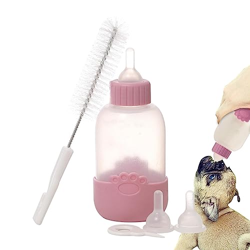 macto Babyflaschen für Kätzchen – Milchfutterspender für Welpen, Kätzchen, Fläschchen 100 ml | weiche und bequeme Flasche in Lebensmittelqualität, mit Sauger und Bürste für Welpen, Kätzchen, Kaninchen macto Babyflaschen für Kätzchen – Milchfutterspender für Welpen, Kätzchen, Fläschchen 100 ml | weiche und bequeme Flasche in Lebensmittelqualität, mit Sauger und Bürste für Welpen, Kätzchen, Kaninchen von macto
