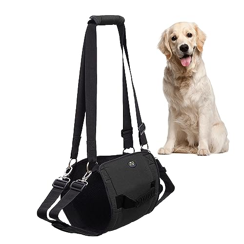 macto Hundetragetasche - Treppenhilfe-Stützgurt, große Schlinge,Atmungsaktive Treppenhilfe, verstellbare, robuste Gehhilfe für behinderte, alte, gelähmte Hunde von macto