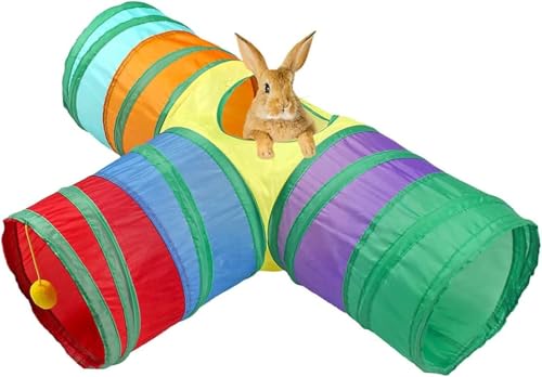 Faltbarer Regenbogen-Tunnelschlauch für Haustiere, Katzen, Kaninchen, Welpen und Kätzchen, Spielspielzeug Faltbarer Regenbogen-Tunnelschlauch für Haustiere, Katzen, Kaninchen, Welpen und Kätzchen, Spielspielzeug von madeokoltd