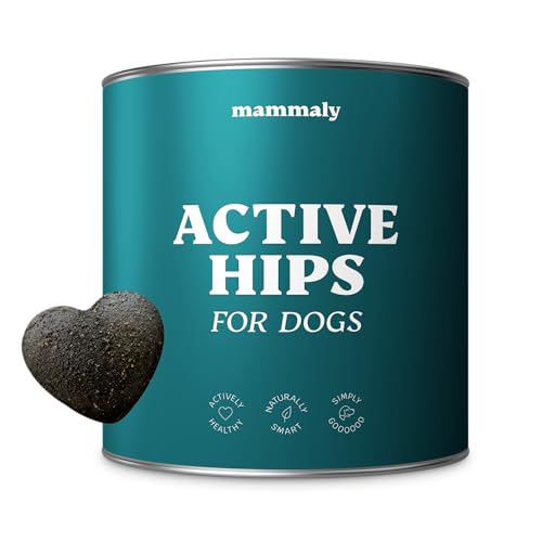 Gelenktabletten mit Grünlippmuschel Hund - Active HIPS von mammaly - ca. 110 Leckerli (325g) - fördert die Mobilität und Gelenkschmiere - REGT Knorpelroduktion an - unterstützt Bänder und Bindegewebe von mammaly