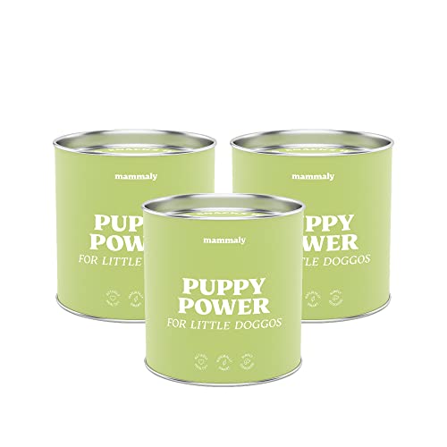 mammaly Puppy Power Welpen Leckerlies, Hundeleckerli aus Zutaten der Natur, für gesundes Wachstum und Entwicklung der Nervenfunktionen, Training Leckerli Hund, ca. 270 Snacks von mammaly