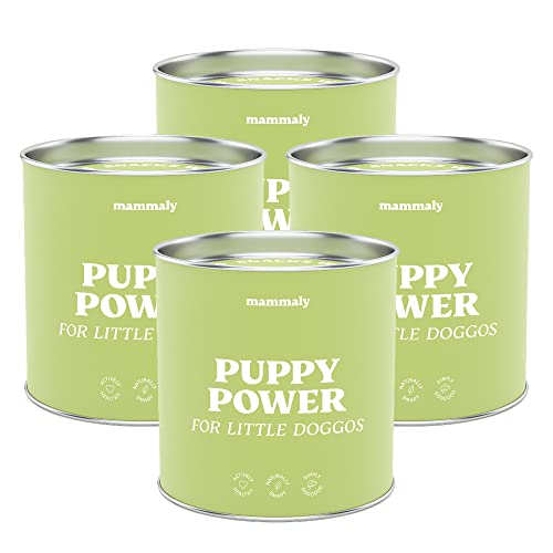 mammaly Puppy Power Welpen Leckerlies, Hunde Leckerlis aus Zutaten der Natur, für gesundes Wachstum und Entwicklung der Nervenfunktionen, Training Leckerli Hund, ca. 360 Snacks von mammaly