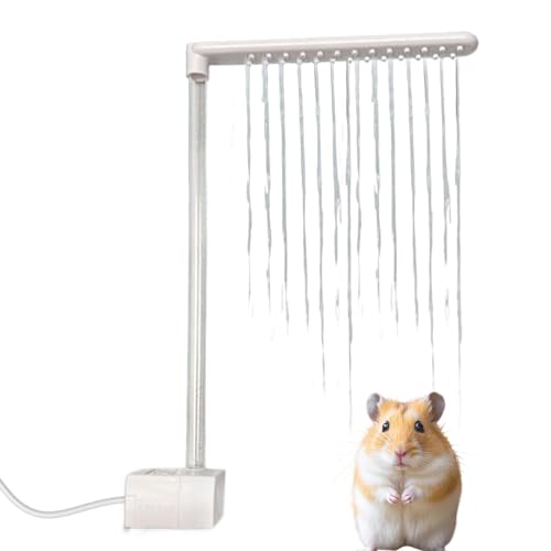 manhegari Bärtiger Drachenbad, bärtiges Drachenbad - Badezubehör Duschkopf Bart Dragon Accessoires - Haustiervorräte, elektrische 360 ​​-Rotations -Duschkopf für kleine Tiere von manhegari
