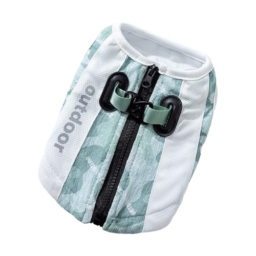 manhegari Hundekühlweste Kleidung | Welpen Kühlmantel Atmungsaktive Kleidung | Atmungsaktives Bequemes Shirt Für Hunde Bei Warmen Tagen Für Camping Und Outdoor Training von manhegari
