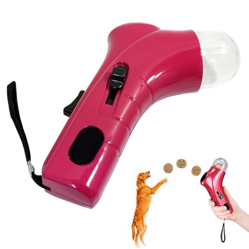 manhegari Katzen-Leckerli-Spender – Handheld Pet Treat Thrower Hundefutter Katapult | Interaktives Haustier Training Belohnung Spielzeug für Kätzchen Welpen Snack Feeder von manhegari