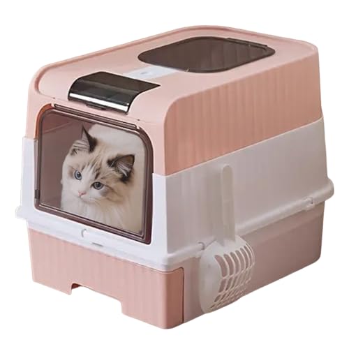 manhegari Katzenklo - Katzentoilette Mit Haube | Geruchsneutralisierendes Hauben-Katzenklo Klappbar Mit Schaufel Für Innenbereich, Ecke & Unterwegs manhegari Katzenklo - Katzentoilette Mit Haube | Geruchsneutralisierendes Hauben-Katzenklo Klappbar Mit Schaufel Für Innenbereich, Ecke & Unterwegs von manhegari