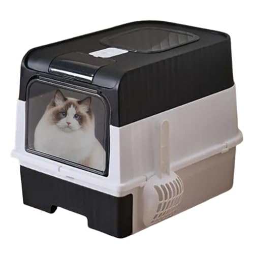 manhegari Katzentoiletten,Große Katzentoilette Mit Geruchskontrolle | Geruchsneutralisierendes Hauben-Katzenklo Klappbar Mit Schaufel Für Innenbereich, Ecke & Unterwegs manhegari Katzentoiletten,Große Katzentoilette Mit Geruchskontrolle | Geruchsneutralisierendes Hauben-Katzenklo Klappbar Mit Schaufel Für Innenbereich, Ecke & Unterwegs von manhegari