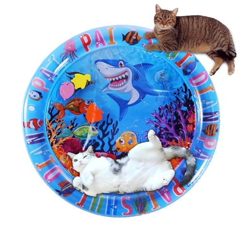 manhegari Wasser Sensorikmatte Für Katzen - Katzenmatte - Verstärkte Kühlmatte Mit Einfacher Reinigung, Kratzfester & Rutschfester Unterlage Für Spielen, Auto, Reisen Und Camping manhegari Wasser Sensorikmatte Für Katzen - Katzenmatte - Verstärkte Kühlmatte Mit Einfacher Reinigung, Kratzfester & Rutschfester Unterlage Für Spielen, Auto, Reisen Und Camping von manhegari
