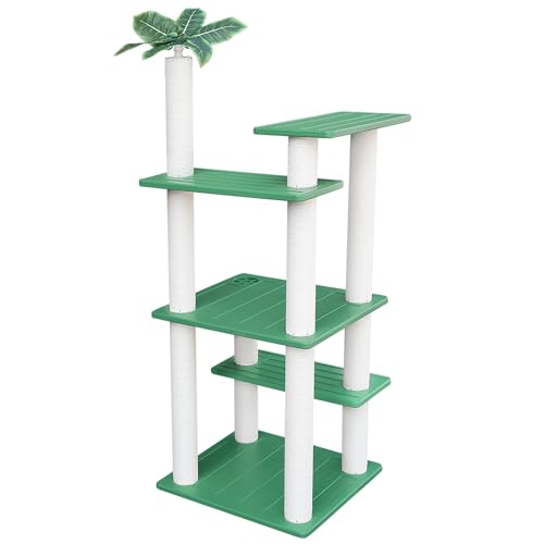 MAOHEGOU 56 Zoll Großer Outdoor Wasserdichter Katzenturm Mehrstöckiger Katzenbaum für Außen- und Indoor-Katzen mit PVC-Board und Katzenkratzbäumen MAOHEGOU 56 Zoll Großer Outdoor Wasserdichter Katzenturm Mehrstöckiger Katzenbaum für Außen- und Indoor-Katzen mit PVC-Board und Katzenkratzbäumen von maohegou