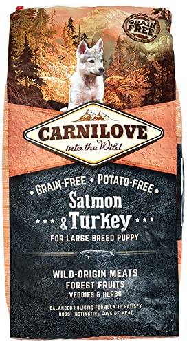 CARNILOVE Canine Puppy Large Salmon PAVO 12KG von CARNILOVE