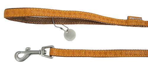 marque+generique Zolux Mac Leather Leine für Hunde gelb 10 mm von marque+generique