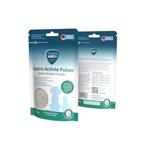 marsavet+ Gastro Activia Pulver – 125 g. Zur Unterstützung der physilogischen Verdauung & der Magen-Darm-Aktivität für Hunde und Katzen. Mit Probiotika & Präbiotika. Optimiert die Kotbeschaffenheit. marsavet+ Gastro Activia Pulver – 125 g. Zur Unterstützung der physilogischen Verdauung & der Magen-Darm-Aktivität für Hunde und Katzen. Mit Probiotika & Präbiotika. Optimiert die Kotbeschaffenheit. von marsavet+