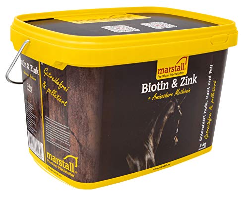 marstall Premium-Pferdefutter Biotin + Zink, 1er Pack (1 x 3 kilograms) von marstall Premium-Pferdefutter