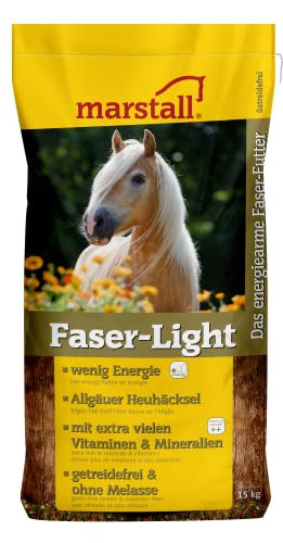 marstall Premium-Pferdefutter Faser-Light, 1er Pack (1 x 15 kilograms) von marstall Premium-Pferdefutter