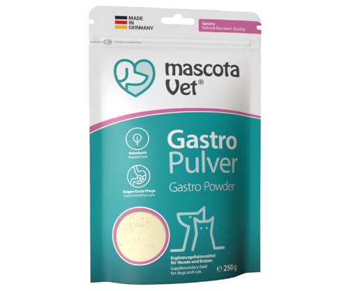 mascota Vet - Gastro Relax Pulver – Natürliche Verdauungshilfe für Hunde & Katzen, gegen Schmatzen & Grasfressen, mit Shiitake, Schafgarbenkraut & Kurkuma – Beruhigende Kräuter-Rezeptur mascota Vet - Gastro Relax Pulver – Natürliche Verdauungshilfe für Hunde & Katzen, gegen Schmatzen & Grasfressen, mit Shiitake, Schafgarbenkraut & Kurkuma – Beruhigende Kräuter-Rezeptur von mascota Vet