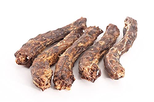 mascota vital - 500g Getrocknete Entenhälse für Hunde – Natürlicher Kausnack ohne Zusatzstoffe, schonend getrocknet, gut verträglich, hoher Fleischanteil, ideal für Allergiker & Senioren von mascota vital