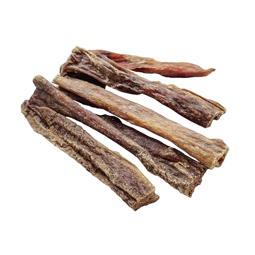 mascota vital - Getrocknete Rindereuter für Hunde – Natürlicher Kausnack – 100 % Monoprotein – Zahnpflege & Training – Schonend Luftgetrocknet – Hundesnack ohne Zusatzstoffe (250g, Sticks) von mascota vital