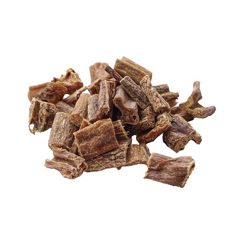 mascota vital - Getrocknete Rindereuter für Hunde – Natürlicher Kausnack – 100 % Monoprotein – Zahnpflege & Training – Schonend Luftgetrocknet – Hundesnack ohne Zusatzstoffe (250g, Würfel) von mascota vital