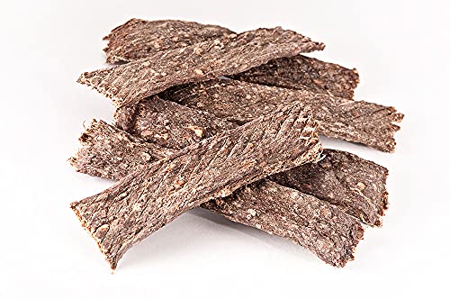 mascota vital - Trockenfleisch für Hunde – 100% natürlich & schonend getrocknet – Ohne Zusatzstoffe – Leicht verdaulich – Weicher Kausnack für Welpen, Senioren & Sensible Hunde (Pferd, 100g) von mascota vital