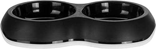 Doppelnapf für Hunde und Katzen - Napf Fressnapf Katzennapf Hundenapf - 26x15x4cm schwarz Doppelnapf für Hunde und Katzen - Napf Fressnapf Katzennapf Hundenapf - 26x15x4cm schwarz von matrasa