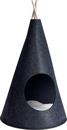 Tipi für Katzen aus Filz - Katzenhöhle Katzenzelt Katzenkorb Schlafplatz 40x70cm Tipi für Katzen aus Filz - Katzenhöhle Katzenzelt Katzenkorb Schlafplatz 40x70cm von matrasa