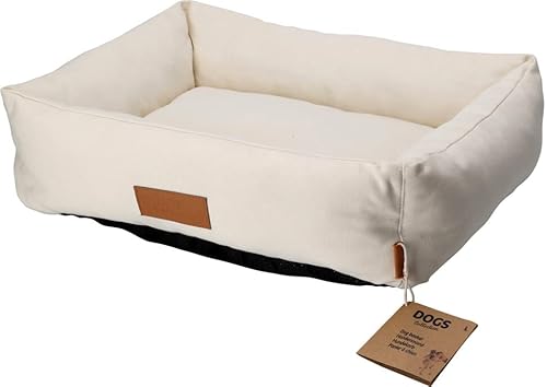 matrasa Hundebett Katzenbett 40x50cm - Katzenkorb Hundekorb mit rutschhemmender Unterseite Beige von matrasa