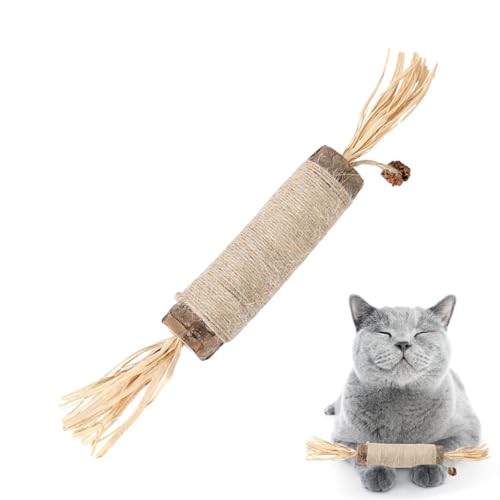 Katzen-Kaustab - Natürliches Katzenminze-Kätzchen-Beißspielzeug, King Size - Langlebiges Beißspielzeug für Katzen, großes Katzenspielzeug für die Mundgesundheit, aggressives Kauen, Energieverbrauch von mawma