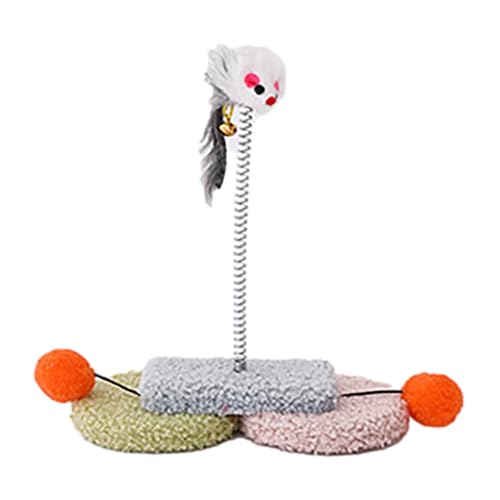 Katze kratzen frühling spielzeug, klaue schleifen katze kratzer pet kratzer mit frühling maus plüsch, bequeme karton krabbe spielzeug, interaktive katze kratzer pad für kätzchen katze indoor spielen Katze kratzen frühling spielzeug, klaue schleifen katze kratzer pet kratzer mit frühling maus plüsch, bequeme karton krabbe spielzeug, interaktive katze kratzer pad für kätzchen katze indoor spielen von maxal