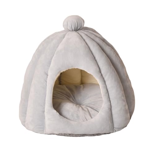 Katzenbett Höhle, Innen wärmende Katze Schlafhaus, abnehmbares Nest Schlafhaus, Winter Haustier-Haus, gemütliches atmungsaktives Haustier-Haus, waschbares Kätzchen beruhigendes Zwingerhaus, Katzenbett Höhle, Innen wärmende Katze Schlafhaus, abnehmbares Nest Schlafhaus, Winter Haustier-Haus, gemütliches atmungsaktives Haustier-Haus, waschbares Kätzchen beruhigendes Zwingerhaus, von maxal