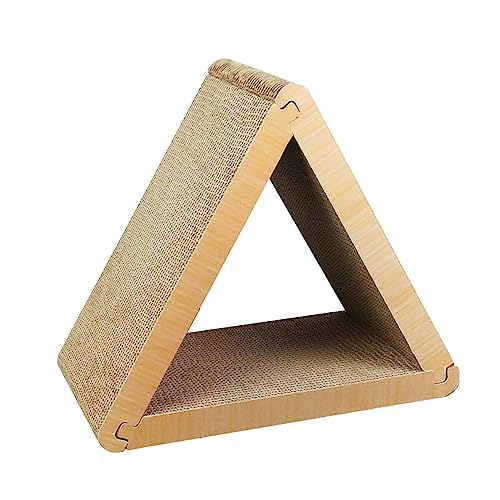 Katzenkratz-Lounge, Spiel-Katzenkratzbrett mit 6 Seiten, abnehmbares Katzenkratzdreieck, gewellter Kratzer, bequeme Katzenkratzunterlage für Kätzchen, Katze, Innenmöbel, Schutz Katzenkratz-Lounge, Spiel-Katzenkratzbrett mit 6 Seiten, abnehmbares Katzenkratzdreieck, gewellter Kratzer, bequeme Katzenkratzunterlage für Kätzchen, Katze, Innenmöbel, Schutz von maxal