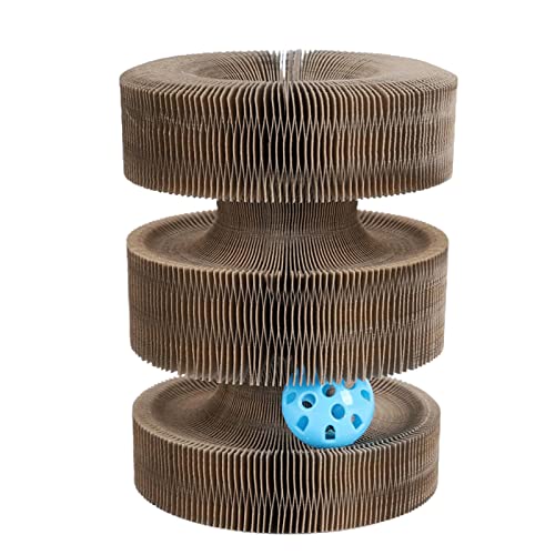 Organ Kitty Scratcher, Magic Organ Cat Kratzbrett mit Glockenball, interaktive Katzenminze Haustier Krabben, Wellenschaber Katze Kratzpad Spielzeug für Kätzchen Katze Innenmöbelschutz Organ Kitty Scratcher, Magic Organ Cat Kratzbrett mit Glockenball, interaktive Katzenminze Haustier Krabben, Wellenschaber Katze Kratzpad Spielzeug für Kätzchen Katze Innenmöbelschutz von maxal