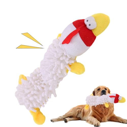 Spielzeug für Welpen zum Kauen, quietschende Hundespielzeug, Unterhaltungszubehör für Hunde, leicht zu reinigendes Plüschspielzeug für Tierstall Spielzeug für Welpen zum Kauen, quietschende Hundespielzeug, Unterhaltungszubehör für Hunde, leicht zu reinigendes Plüschspielzeug für Tierstall von maxal